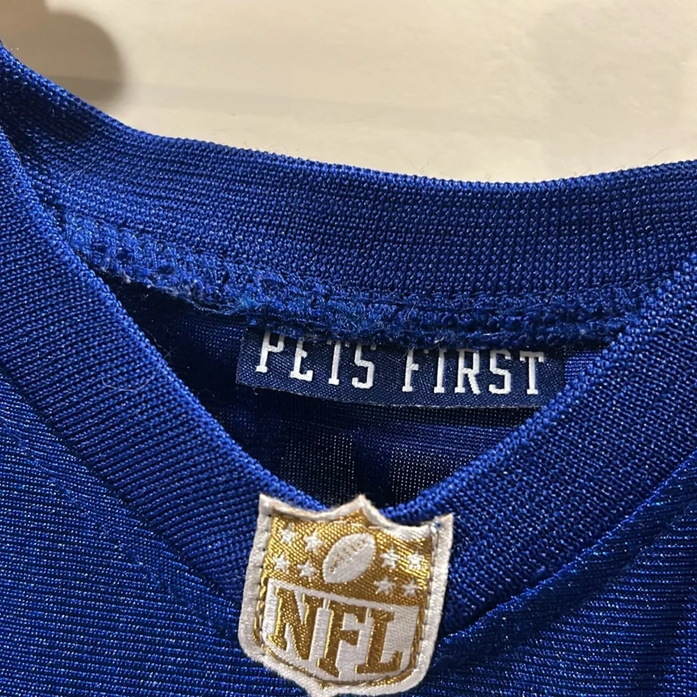 NFL NewYork Giants Pets First Jersey Dog Pet football jersey size Large